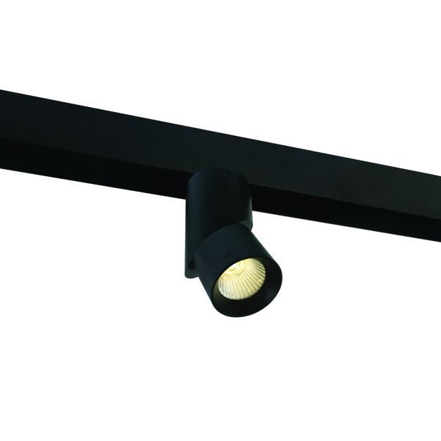 ONE Light système de rail magnétique - Shop Track Lights - spot sur rail - Ø 6,6 x 17,6 cm - 15W LED incl. - noir