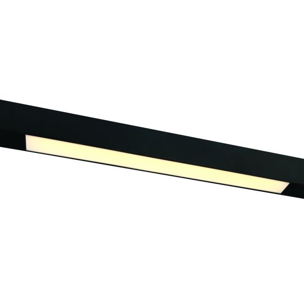 ONE Light système de rail magnétique - Luminaires linéaires - 60 x 3,7 x 4,7 cm - 25W LED incl. - noir