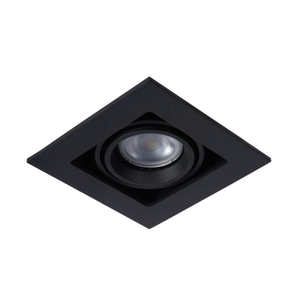 Lucide Chimney - spot encastrable - 115 x 115 mm, 97 x 97 mm encastrable - noir