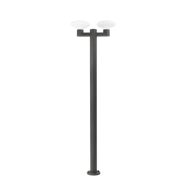 Faro Blub's - lampadaire - 60 x 18,4 x 214 cm - IP44 - gris foncé