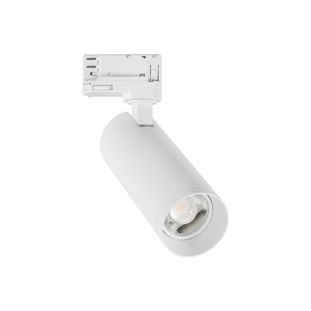 Nova Luce Monvel - Spot sur rail triphasé - 7 x 6 x 15 cm - 15W LED incl. - blanc sable