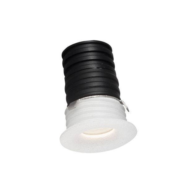 Nova Luce Tiny - spot à encastrer - Ø 16 mm, Ø 12 mm à encastrer - 1W LED incl. - IP44 - blanc