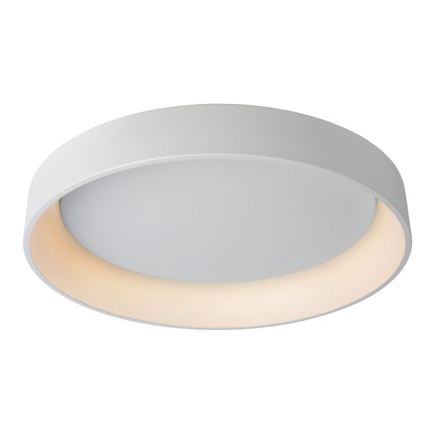 Lucide Talowe - plafonnier - Ø 80 x 13 cm - 80W LED dimmable incl - blanc