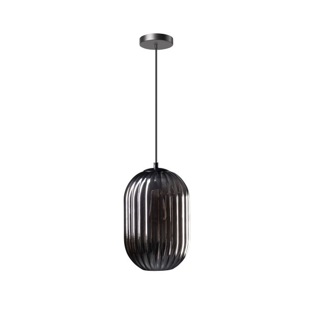 ETH Glamm - lampe suspendue - Ø 20 x 165 cm - noir