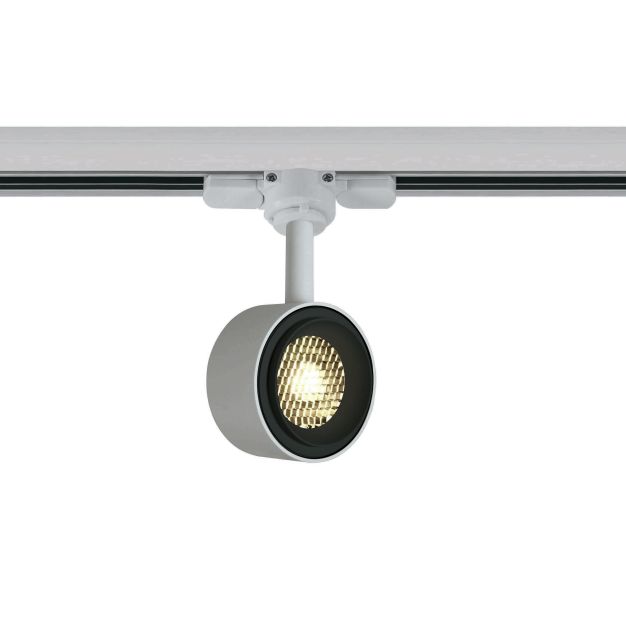 ONE Light Honeycomb - spot sur rail - système de rail triphasé - Ø 7 x 10 cm - 8W LED dimmable incl. - blanc