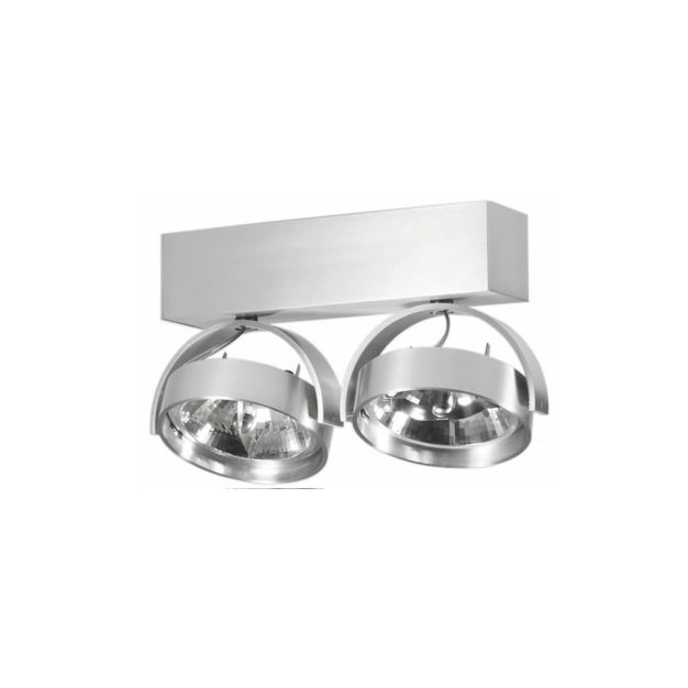 Artdelight Dutchess - spot en saillie 2L - 25 x 6 x 18,9 cm - aluminium