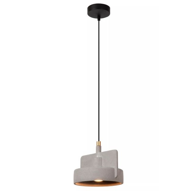 Lucide Ninja - lampe suspendue - 22,5 x 20 x 120 cm - gris