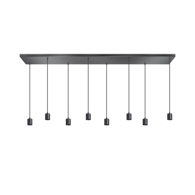 ETH Origin - lampe suspendue sans verre - 160 x 30 x 200 cm - noir