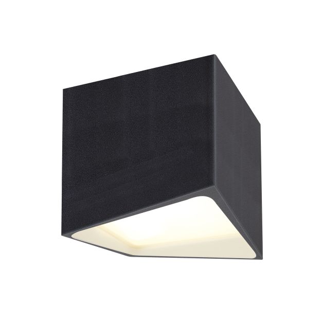 Maxlight Etna plafonnier - Ø 10 x 11 cm - 10W LED incl - IP44 - noir