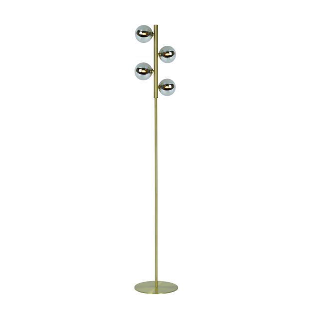 Lucide Tycho - lampadaire - 154 cm - or mat