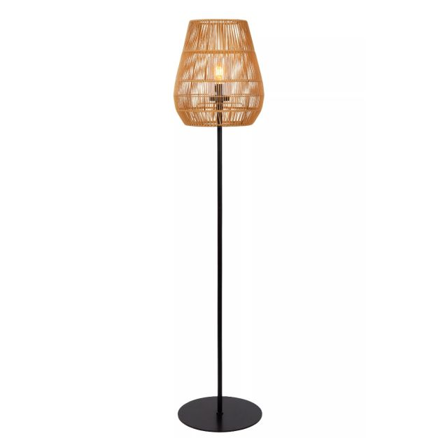 Lucide Nerida - lampadaire d'extérieur - Ø 35 x 154 cm - IP44 - naturel