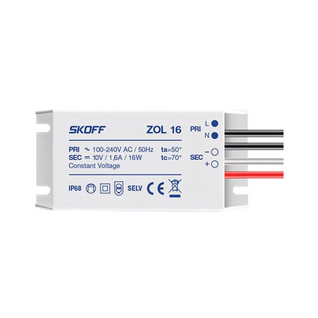 Driver LED Skoff - 10Vdc/230V - 16W