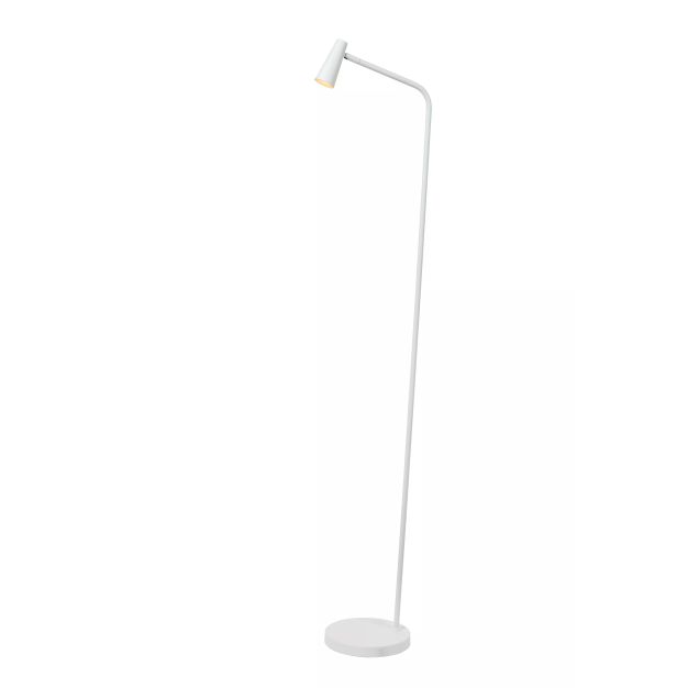 Lucide Stirling - lampadaire rechargeable - 28 x 20 x 137,5 cm - 3 step dimmer - 3W dimmable LED incl - blanc