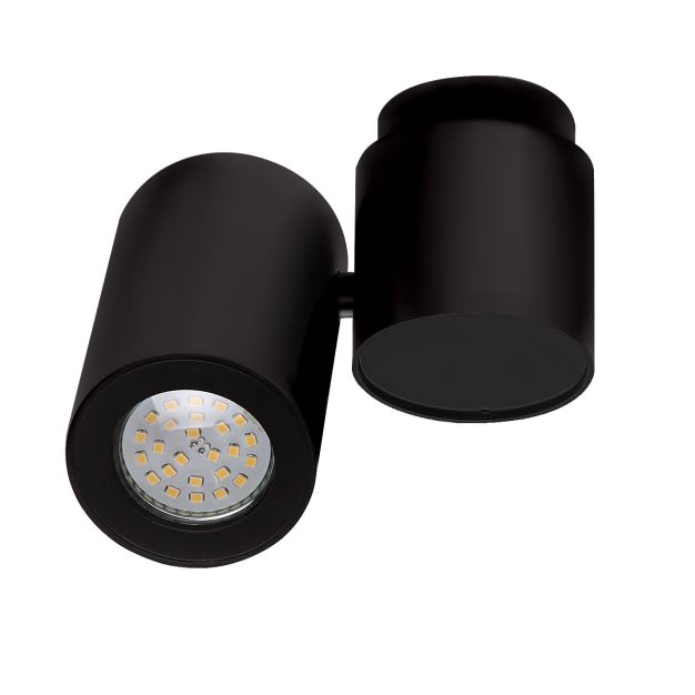 Maxlight Barro - spot en saillie 1L - 15 cm - noir