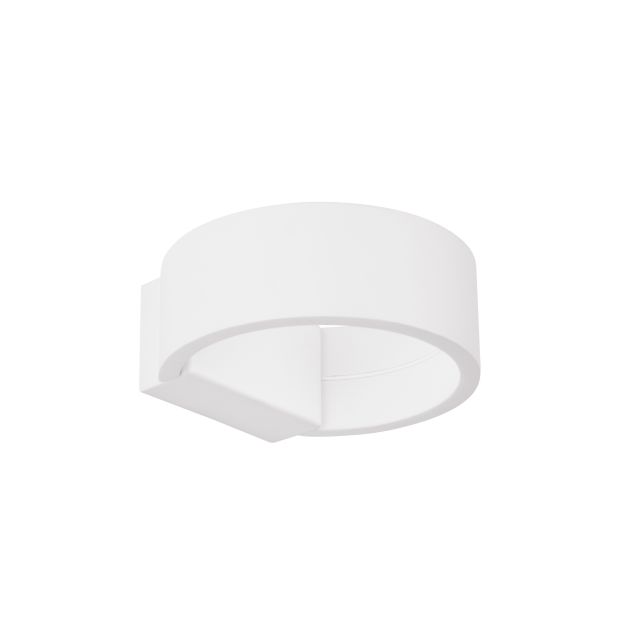 Nova Luce Enna - applique murale - 13,5 x 13,5 x 5 cm - 6W LED incl. - blanc sable