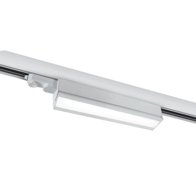 ONE Light Rail LED orientable - Système de rail triphasé - 50 x 6 x 10 cm - 40W LED incl. - blanc - couleur de lumière blanche