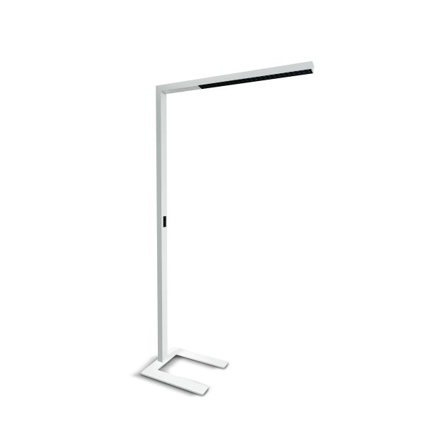 ONE Light Office Floor Stand Range - lampadaire - 200 cm - 75W dimmable LED incl - blanc