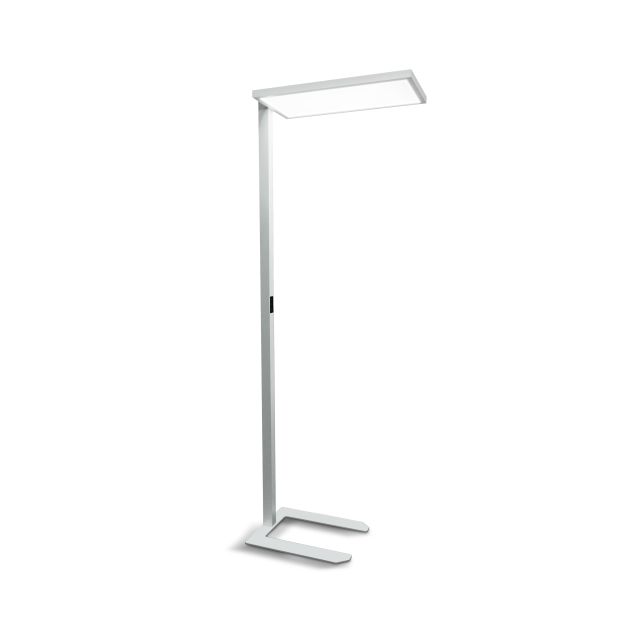 ONE Light Office Floor Stand Range - lampadaire - 200 cm - 60W dimmable LED incl - blanc