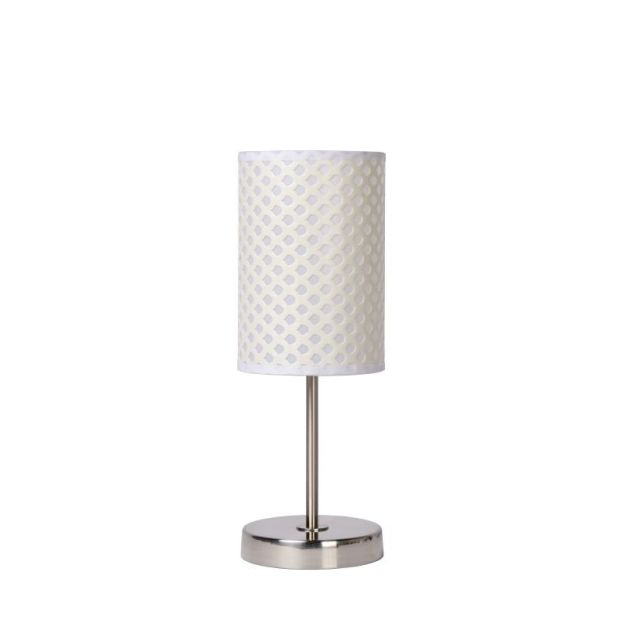 Lucide Moda II - lampe à poser - Ø 13 x 38 cm - blanc