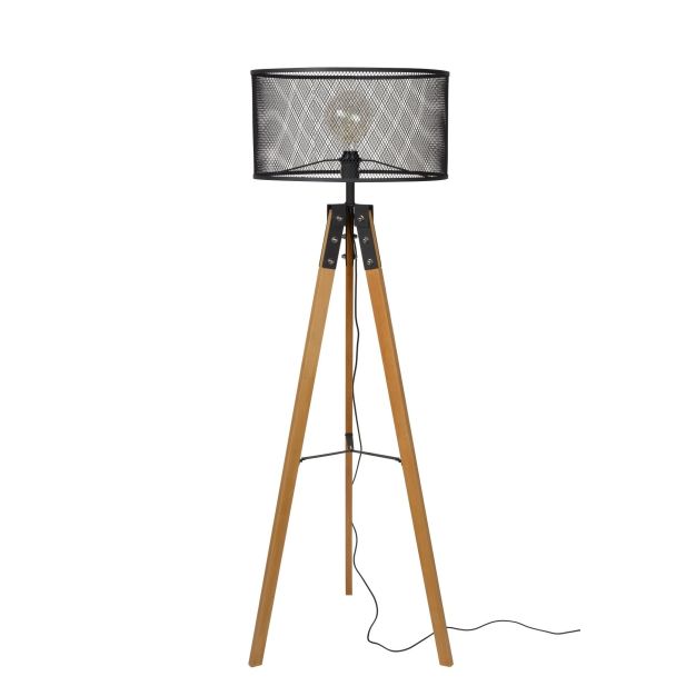 Lucide Aldgate I - lampadaire - 150 cm, Ø 50 cm - noir