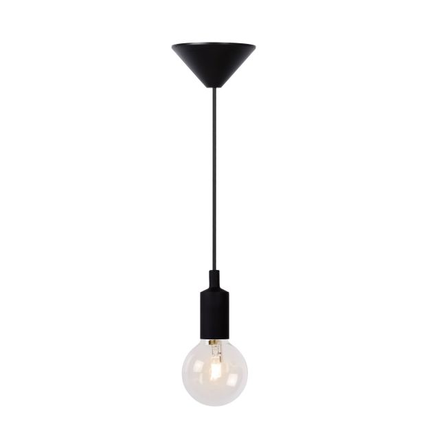 Lucide Fix - lampe suspendue - Ø 10 x 110 cm - noir