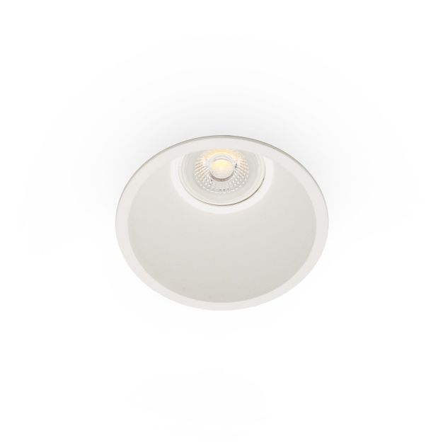 Faro Fresh - spot encastrable - Ø 90 mm, Ø 83 mm encastrable - IP44 - blanc mat