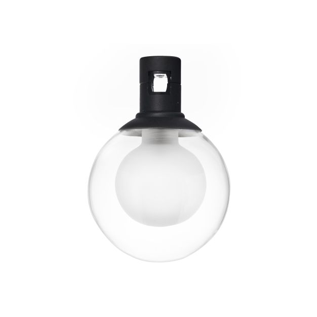 Nova Luce Minimal - point lumineux système de rail magnétique - Ø 10 x 14 cm - 5W LED incl. - noir