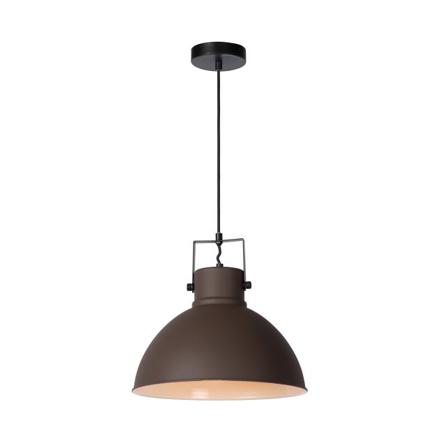 Lucide Damian - lampe suspendue - Ø 36 x 150 cm - brun rouille