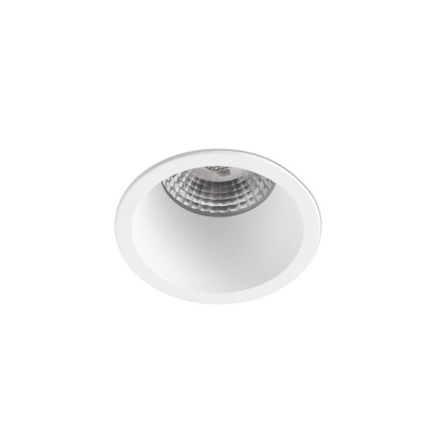 Faro Fox - spot à encastrer - Ø 65 mm, Ø 55 mm à encastrer - 10W LED dimmable incl. - blanc mat