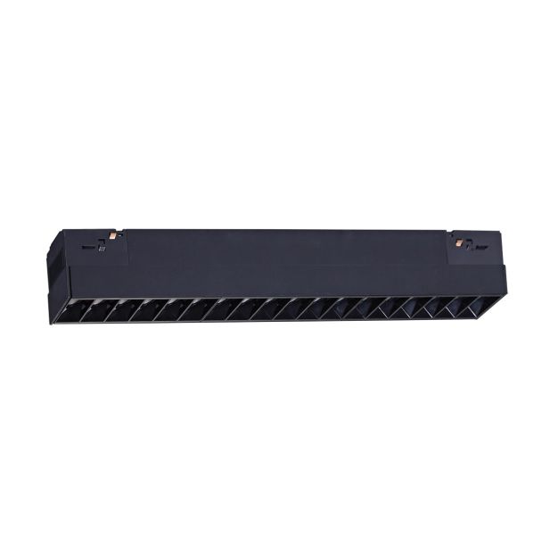 VK Lighting - système de rail magnétique - faisceau de rail - 32,8 x 2 x 5,3 cm - 25W LED dimmable incl - 1-10V dimmable - noir