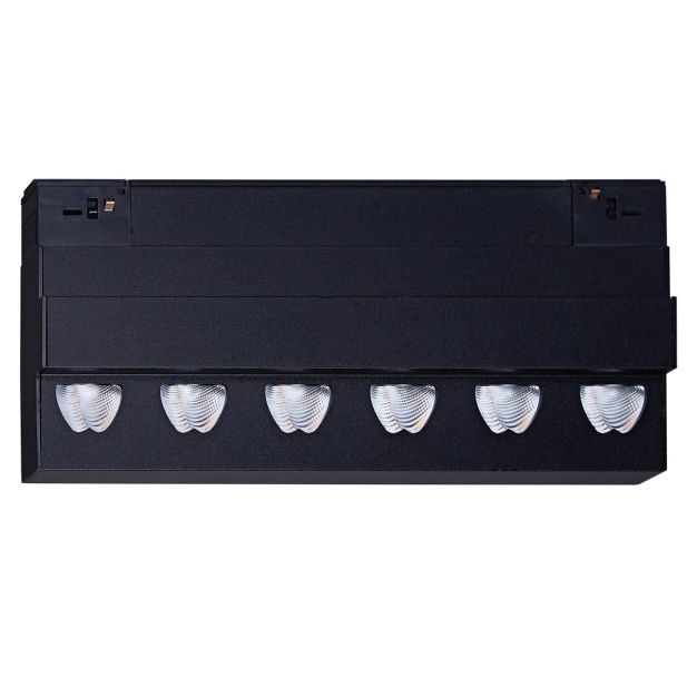 VK Lighting - système de rail magnétique - spot sur rail - 30 x 2,4 x 12,3 cm - 18W LED incl. - 1-10V dimmable - noir