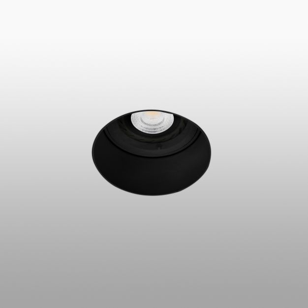 Faro Fresh Trimless - spot encastrable - Ø 120 mm, Ø 90 mm encastrable - noir mat