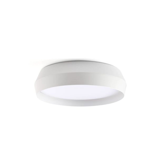 Faro Shoku - plafonnier - Ø 35 x 9,3 cm - 24W LED dimmable incl. - blanc