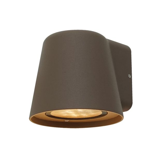 VK Lighting Teichos - applique d'extérieur - 10 x 11 x 9 cm - IP54 - marron