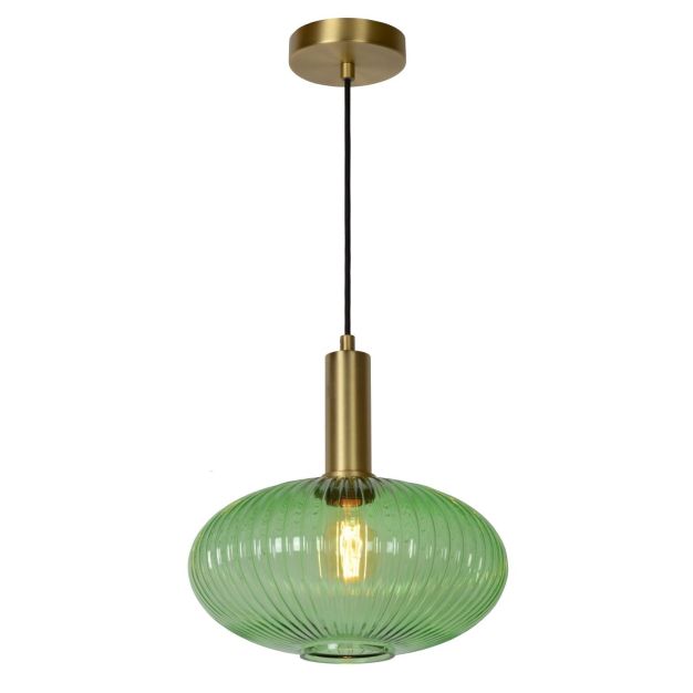 Lucide Maloto - lampe suspendue - Ø 30 x 150 cm - vert