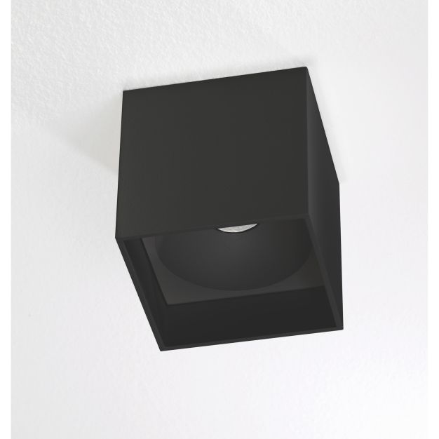 Artdelight Brock - plafonnier - 10 x 10 x 10 cm - 7W LED dimmable incl. - noir