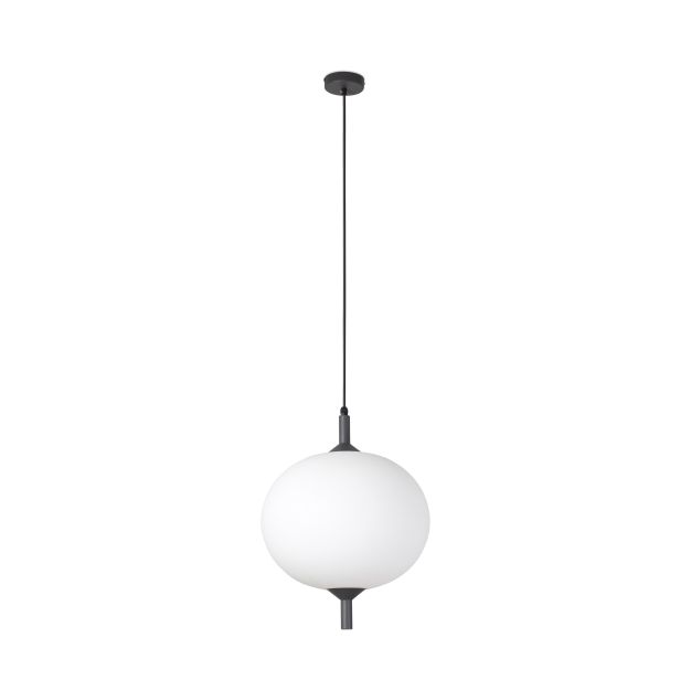 Faro Saigon - lampe suspendue cône cap - Ø 45 x 45 cm - IP65 - blanc mat