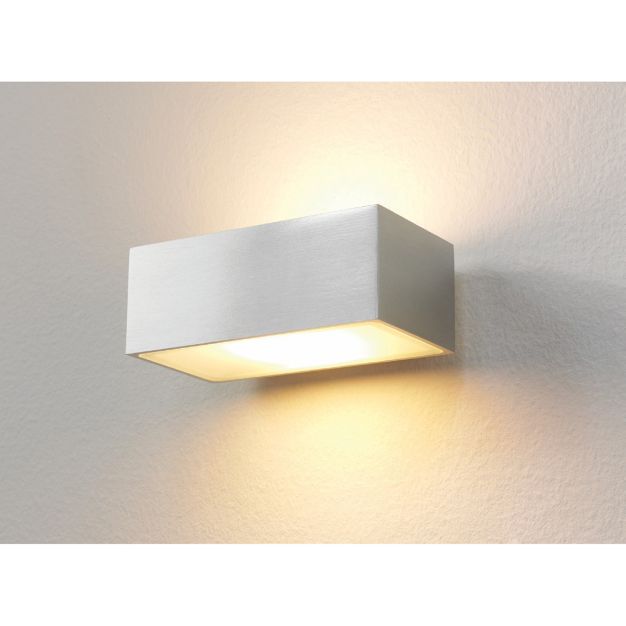 Artdelight Eindhoven100 - Applique d'extérieur - 13 x 8,2 x 5 cm - 2 x 5W LED dimmable incl - IP54 - aluminium