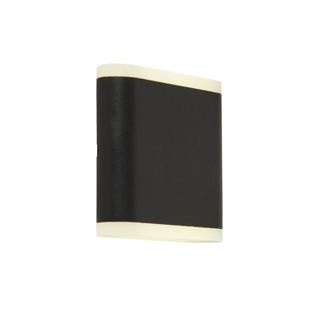 Searchlight Amble - Applique d'extérieur - 11,5 x 11 cm - 8W LED incl - IP44 - noir