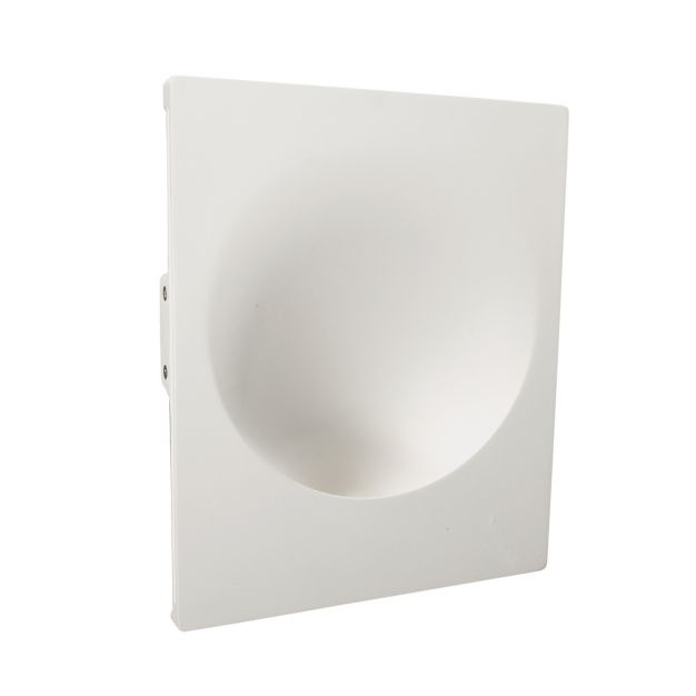 VK Lighting Gypsum - applique encastrée - 29 x 7,8 x 35 cm - blanc