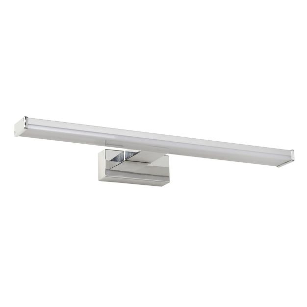 Lucide Onno - éclairage miroir salle de bain - 60 x 12,1 x 4,2 cm - 12W LED incl. - IP44 - chrome mat