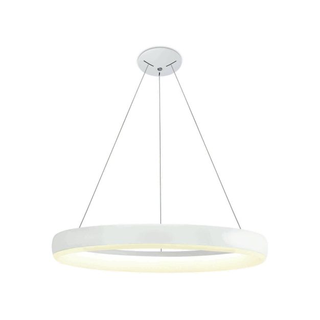 ONE Light LED Suspension Rings - lampe suspendue - Ø 60 x 200 cm - 40W LED incl. - blanc