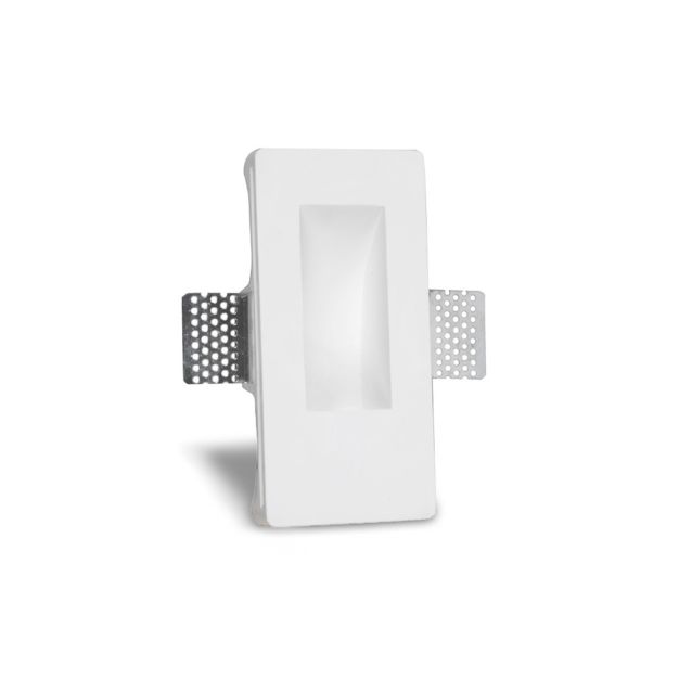 Artdelight Pires - Applique encastrée - 8 x 4,8 x 16,5 cm - 2W LED incl. - blanc