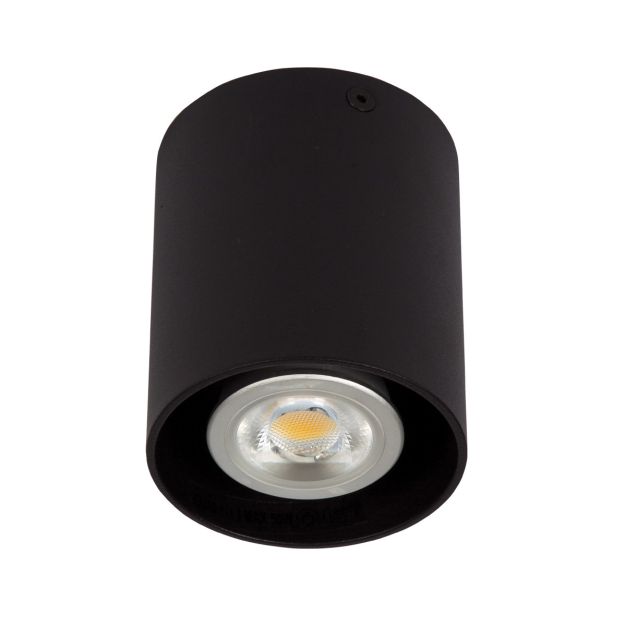 VK Lighting Simio - Spot en saillie - Ø 8 x 9,5 cm - noir