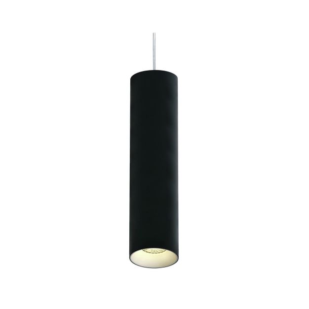 ONE Light Cylinder - lampe suspendue - Ø 7,5 x 240 cm - noir