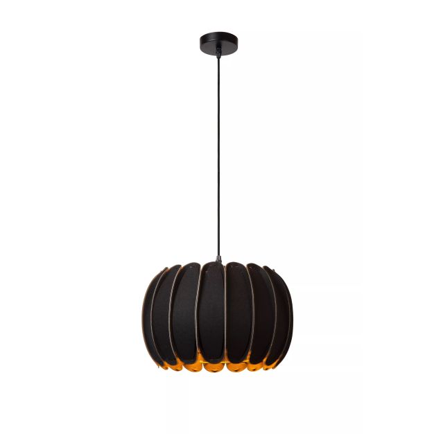 Lucide Spencer - lampe suspendue - Ø 30 x 149,5 cm - noir