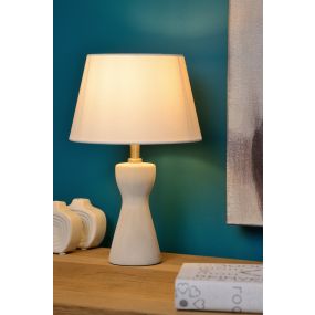 Lucide Tura - lampe à poser - 32 cm - blanc