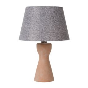 Lucide Tura - lampe à poser - 32 cm - taupe