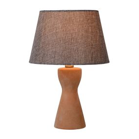 Lucide Tura - lampe à poser - 32 cm - taupe