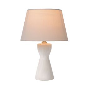 Lucide Tura - lampe à poser - 32 cm - blanc